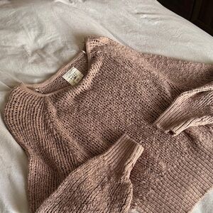 Billabong Women's Knit Sweater - Soft Brown